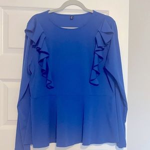 Womens peplum blouse